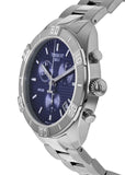 Tissot PR 100 Sport Quartz Chronograph Blue Dial Silver Steel Strap Watch For Men - T101.617.11.041.00