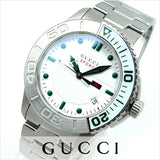 Gucci G Timeless Silver Dial Silver Steel Strap Watch For Men - YA126232