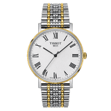 Tissot Everytime Medium White Dial Two Tone Mesh Bracelet Watch For Men - T109.410.22.033.00