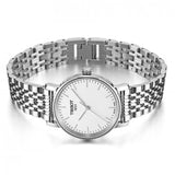 Tissot Everytime Small White Dial Silver Mesh Bracelet Watch For Women - T109.210.11.031.00