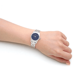 Tissot T Wave II Blue Dial Silver Steel Strap Watch For Women - T112.210.11.046.00