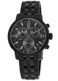 Tissot PRC 200 Chronograph Black Dial Black Steel Strap Watch For Men - T114.417.33.057.00