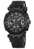 Tissot T Race Chronograph Anthracite Dial Black Silicon Strap Watch For Men - T115.417.37.061.03