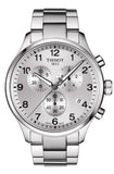 Tissot Chrono XL Classic Silver Dial Silver Steel Strap Watch For Men - T116.617.11.037.00