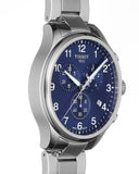 Tissot T Sport Chrono XL Classic Blue Dial Silver Steel Strap Watch For Men - T116.617.11.047.01