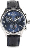 Tissot Chrono XL Viral Kohli Special Edition Blue Dial Blue Leather Strap Watch For Men - T116.617.16.047.01