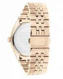 Tommy Hilfiger Monica Quartz White Dial Gold Steel Strap Watch For Women - 1782593