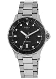 Tissot Seastar 1000 Lady Quartz Black Dial Silver Steel Strap Watch for Women - T120.210.11.051.00