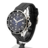 Tissot Seastar 1000 Chronograph Blue Dial Black Rubber Strap Watch For Men - T120.417.17.041.00