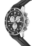 Tissot Seastar 1000 Chronograph Black Dial Black Rubber Strap Watch For Men - T120.417.17.051.00