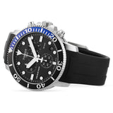 Tissot Seastar 1000 Quartz Chronograph Black Dial Black Rubber Strap Watch For Men - T120.417.17.051.02