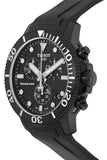 Tissot Seastar 1000 Chronograph Black Dial Black Silicone Strap Watch For Men - T120.417.37.051.02