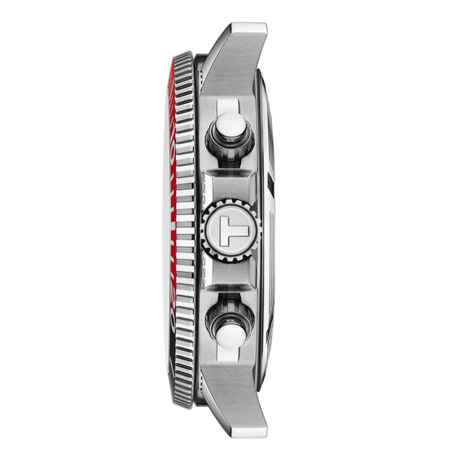 Tissot Seastar 1000 Chronograph Black Dial Silver Steel Strap Watch For Men - T120.417.11.051.01