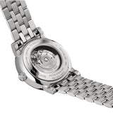 Tissot Carson Premium Automatic Lady Diamonds White Dial Silver Steel Strap Watch for Women - T122.207.11.036.00