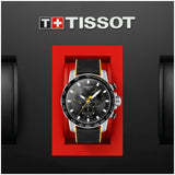 Tissot T Sport Supersport Chrono Tour De France Black Dial Black Nylon Strap Watch for Men - T125.617.17.051.00