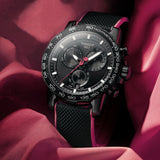 Tissot Supersport Chrono Giro D'Italia Black Dial Black Nylon Strap Watch for Men - T125.617.37.051.00