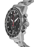 Tissot Supersport Chrono Black Dial Silver Steel Strap Watch For Men - T125.617.11.051.00