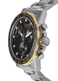 Tissot Supersport Chrono Black Dial Silver Steel Strap Watch For Men - T125.617.21.051.00