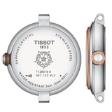 Tissot Bellissima Lady Small Mother of Pearl Dial Two Tone Steel Strap Watch For Women - T126.010.22.013.01