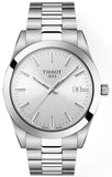 Tissot Gentleman Silver Dial Silver Steel Strap Watch For Men - T127.410.11.031.00