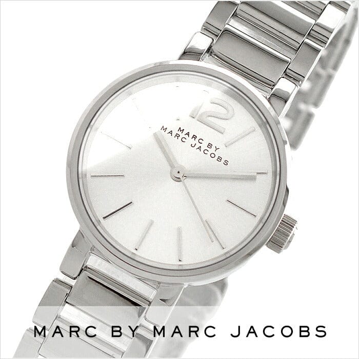 Marc Jacobs Peggy Silver Dial Silver Steel Strap Watch for Women - MBM3404