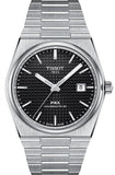 Tissot PRX Powermatic 80 Black Dial Silver Steel Strap Watch for Men - T137.407.11.051.00