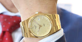 Tissot PRX Champagne Yellow Gold Dial Gold Steel Strap Watch for Men - T137.410.33.021.00