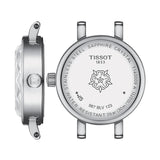 Tissot Lovely Round Mother of Pearl Dial Red Leather Strap Watch for Women - T140.009.16.111.00