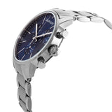 Calvin Klein City Chronograph Blue Dial Silver Steel Strap Watch for Men - K2G2714N