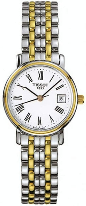 Tissot T Classic Desire Two Tone Quartz Watch For Women - T52.2.281.13