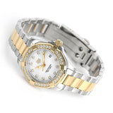 Tag Heuer Aquaracer Quartz Diamonds Mother of Pearl Dial Two Tone Steel Strap Watch for Women - WBD1423.BB0321