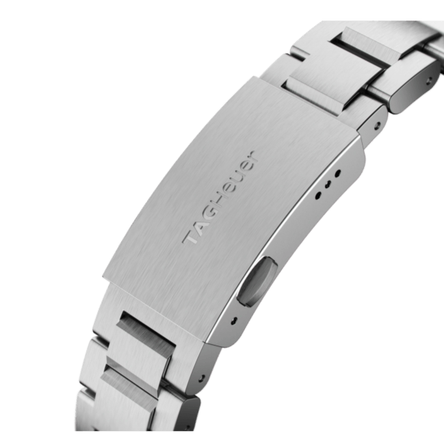 Tag Heuer Aquaracer Calibre 16 Day-Date Black Dial Silver Steel Strap Watch for Men - CAY211A.BA0927