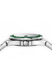 Tag Heuer Aquaracer Calibre 5 Green Dial Silver Steel Strap Watch for Men - WAY201S.BA0927