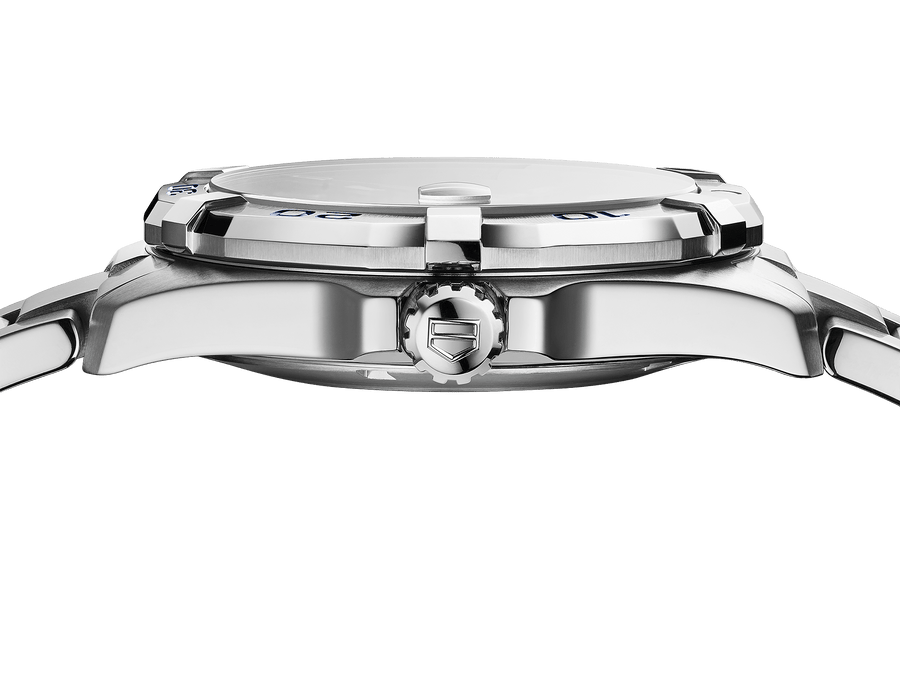 Tag Heuer Aquaracer Automatic Blue Dial Silver Steel Strap Watch for Men - WBD2112.BA0928