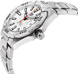 Tag Heuer Aquaracer Automatic White Dial Silver Steel Strap Watch for Men - WBD2111.BA0928