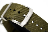 Tag Heuer Aquaracer Black Dial Khakhi Green NATO Strap Watch for Men - WAY101E.FC8222