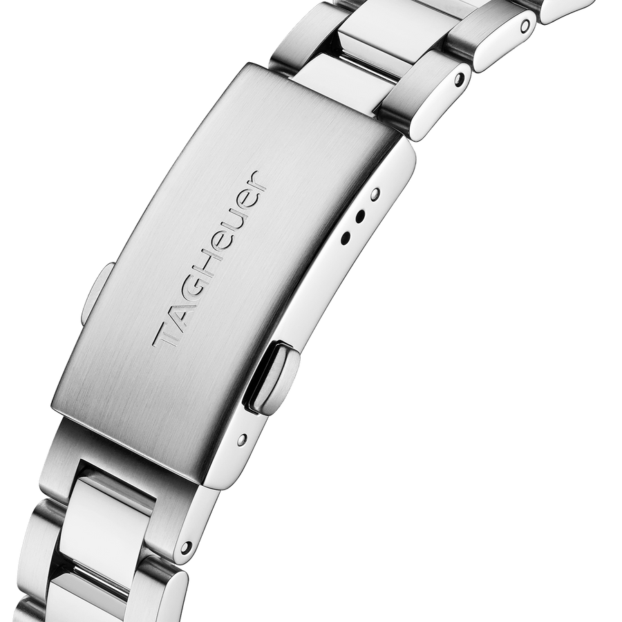 Tag Heuer Aquaracer Black Dial Silver Steel Strap Watch for Women - WBD1310.BA0740