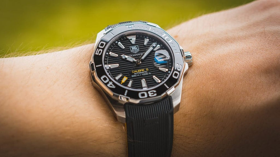 Tag Heuer Aquaracer Black Dial Watch for Men - WAY111A.FT6151