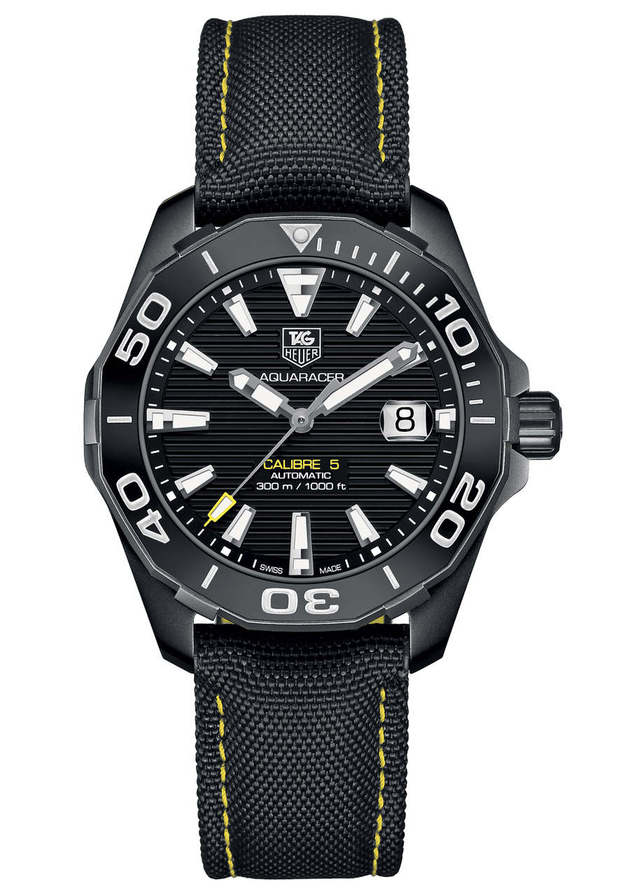 Tag Heuer Aquaracer Black Dial Watch for Men - WAY218A.FC6362