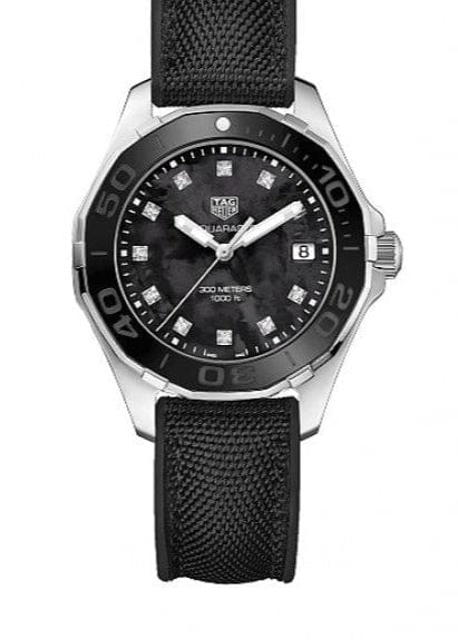 Tag Heuer Aquaracer Black Mother of Pearl Dial Watch for Women - WAY131M.FT6092