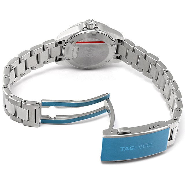 Tag Heuer Aquaracer Blue Dial Silver Steel Strap Watch for Women - WBD1412.BA0741
