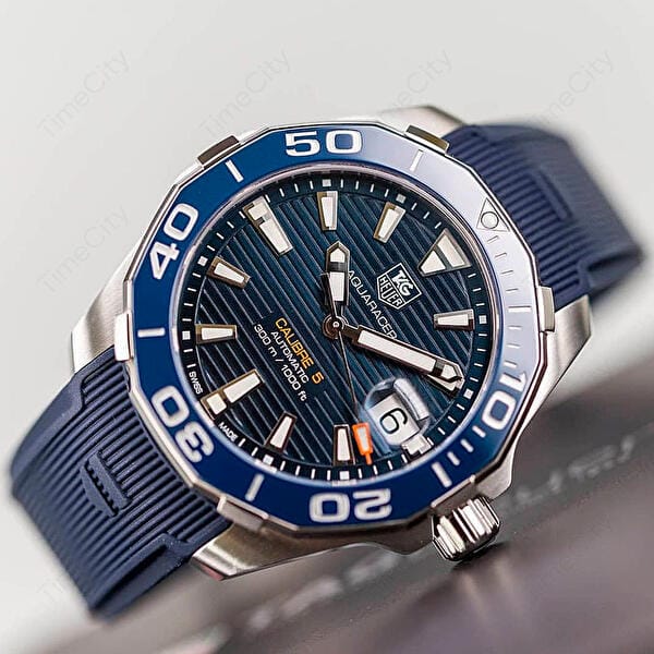 Tag Heuer Aquaracer Blue Dial Watch for Men - WAY201B.FT6150