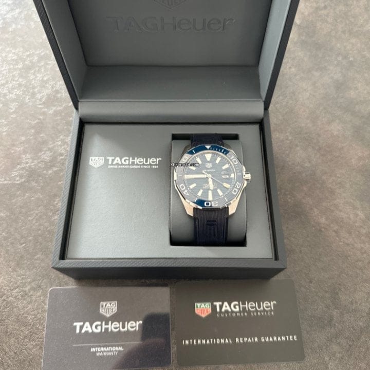 Tag Heuer Aquaracer Blue Dial Watch for Men - WAY201B.FT6150
