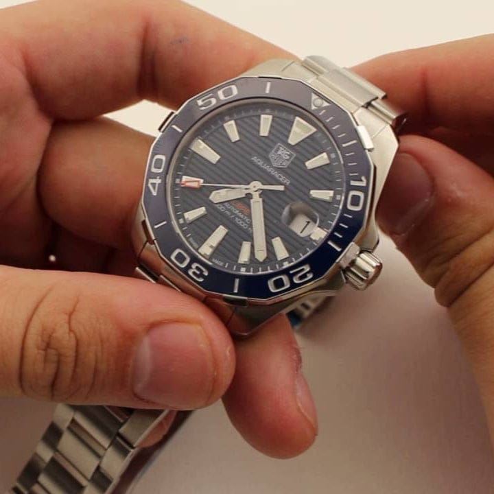 Tag Heuer Aquaracer Blue Dial Watch for Men - WAY211C.BA0928