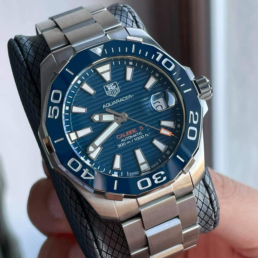 Tag Heuer Aquaracer Blue Dial Watch for Men - WAY211C.BA0928