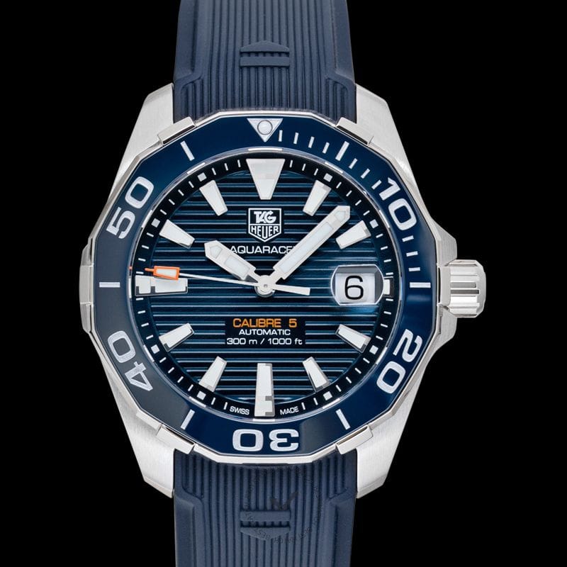 Tag Heuer Aquaracer Blue Dial Watch for Men -  WAY211C.FT6155