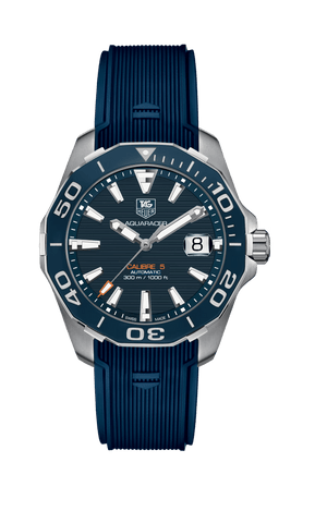 Tag Heuer Aquaracer Blue Dial Watch for Men -  WAY211C.FT6155