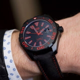 Tag Heuer Aquaracer Caliber 5 Black Dial Black Nylon Strap Watch for Men - WAY208A.FC6381