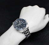 Tag Heuer Aquaracer Calibre 16 Blue Dial Silver Steel Strap Watch for Men - CAY211B.BA0927
