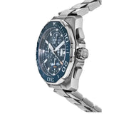 Tag Heuer Aquaracer Calibre 16 Blue Dial Silver Steel Strap Watch for Men - CAY211B.BA0927